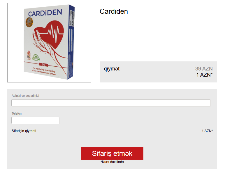 Cardiden Kapsüller Azerbaijan