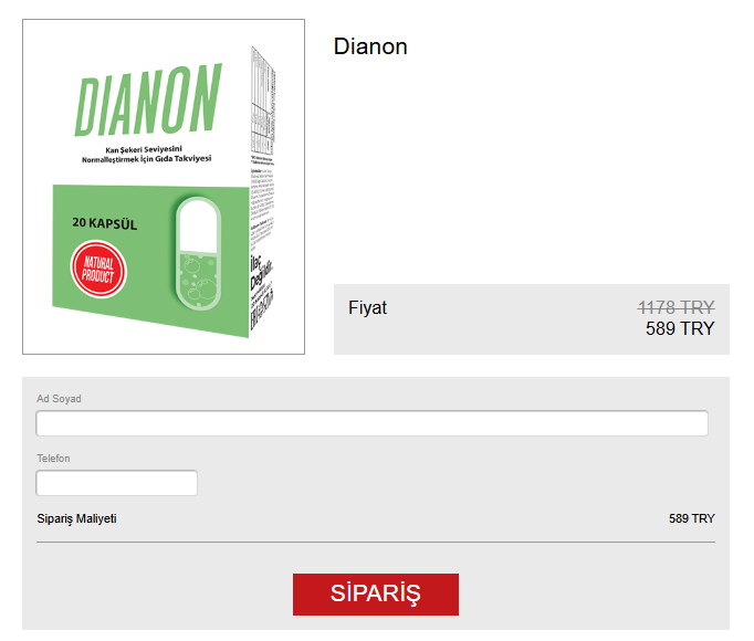 Dianon Kapsüller Türkiye