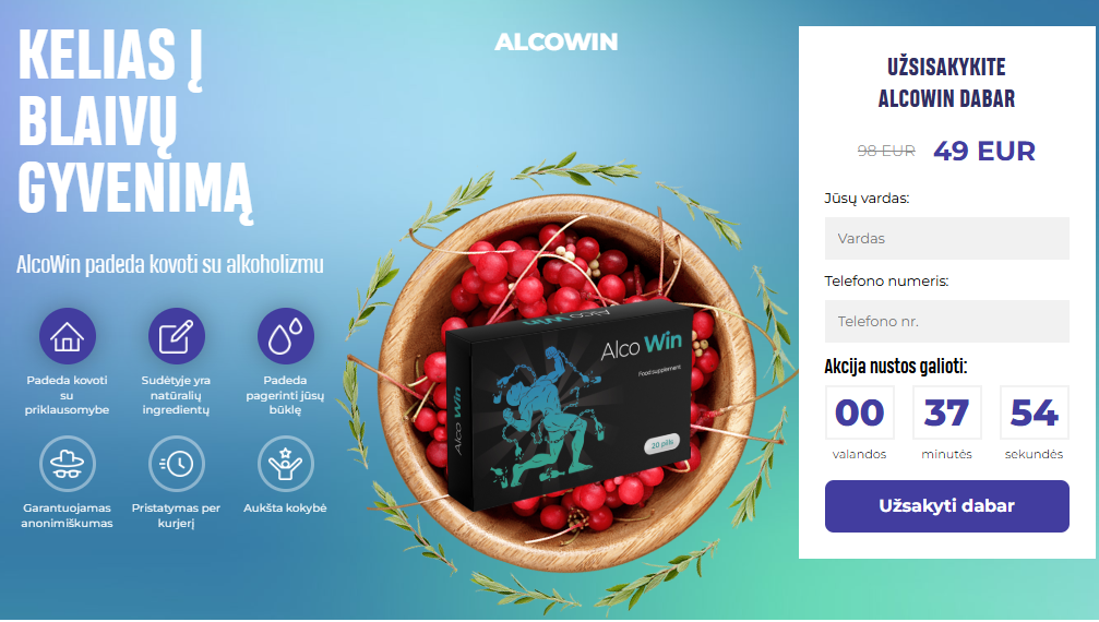 AlcoWin Kaina Lithuania