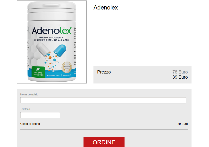Adenolex Prezzo Italy